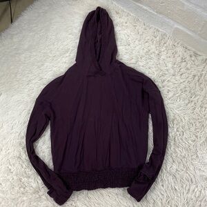 Lululemon Lead The Pack Hoodie Black Cherry